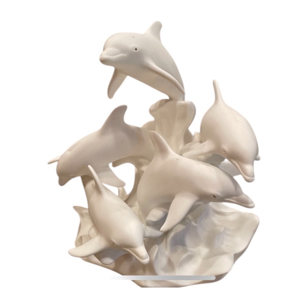 Lenox Dolphin”Sea Symphony”Sculpture 1995 limited edition